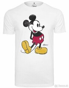 Nové Pánske tričko Mickey Mouse Tee white veľkosť XXL