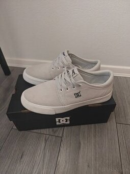 DC Shoes Trase TX veľ. 42 (27,5cm) kožené, biely mix