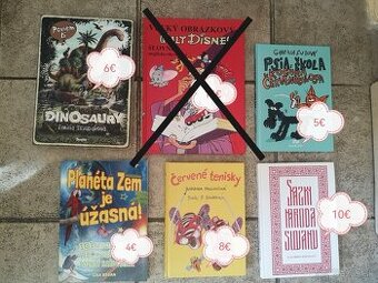 RÔZNE DETSKE KNIHY A ENCYKLOPÉDIE- IBA OSOBNÝ ODBER