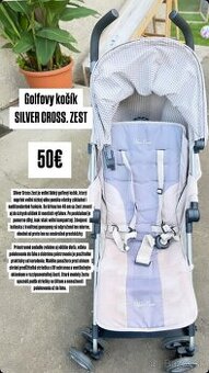 Golfový kočík SILVER CROSS. ZEST predam 50€