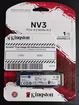 1TB SSD KINGSTON NV3 M.2 PCI-e 4.0 NVMe