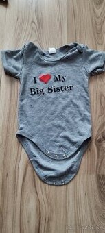 Dievčenské body s krátkym rukávom 68 (sister)