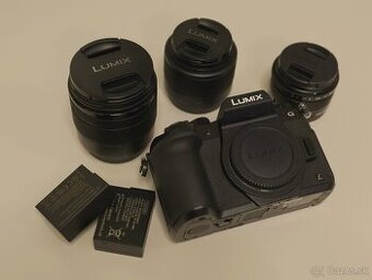 Panasonic DMC-G80 + 3 objektívy