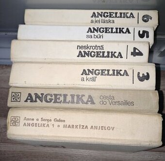 📜⭐Angelika – sada kníh (Anne a Serge Golon, plátená väzba)