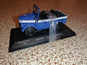 Predám model GAZ 69A Hlídka VB 1:43