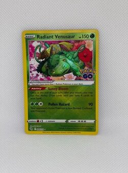 Pokémon karta Radiant Venusaur 004/078 – EX – ORIGINÁL