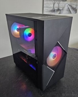 Herný PC Ryzen5, RX6600, 16GB, M.2, WiFi...
