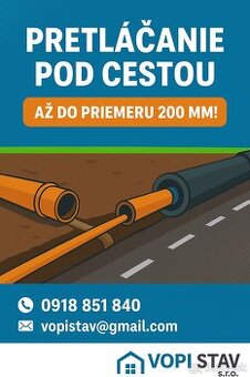 Pretláčanie pod cestu