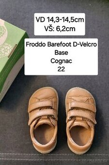 Froddo Barefoot D-Velcro prechodné topánky 22