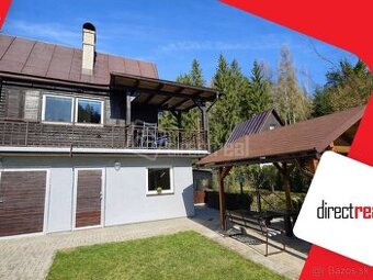 Chata na trvalé bývanie aj víkendový relax + garáž,…