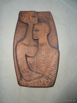 Predám plastiku z hliny. Milenci Autor: Marián Čunderlík