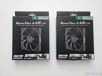 2x Scythe Kaze Flex II 120 Slim