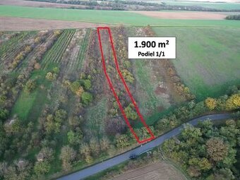 Trebušovce – 1.900 m2 Pozemok na CHATU / VINICU