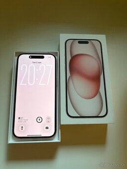 Iphone 15 128gb rúžový