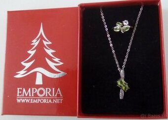 SET EMPORIA retiazka+prsteň+náušnice