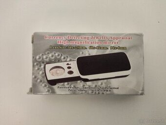 #L0473 Lupa na šperky a bankovky 30x  60x  90x s LED osvetle