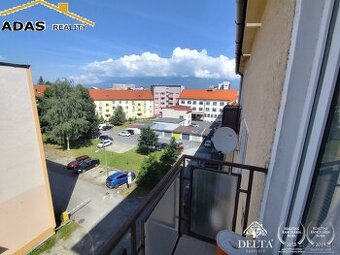 2-izbový byt s výhľadom na Tatry a 2 balkónmi v srdci Poprad