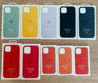 Predám silikónové obaly pre iPhone 14 Plus, 12 PM a 12 mini