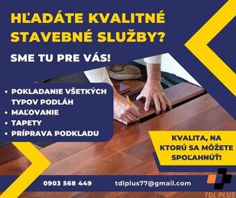 Pokládka podlahy a príprava podkladu