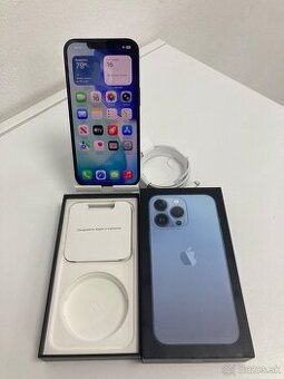 Apple iPhone 13 Pro 128GB Sierra Blue - 100% zdravie batérie