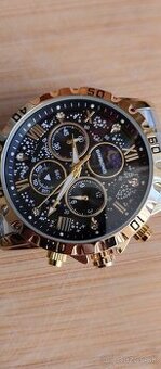 perfektní chronograf,hodinky BINDBOND,vše plně funkční,s box