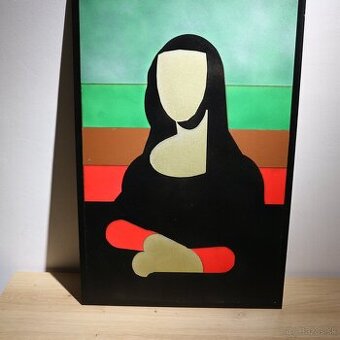 3D Obraz Mona Lisa moderny štýl