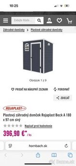 Záhradný domček Rojaplast
