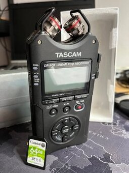 TASCAM DR-40X - PROFI REKORDÉR/ZÁZNAMNÍK/DIKTAFÓN
