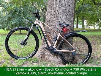 Cube Reaction Hybrid SL 750 – 272 km – TOP stav