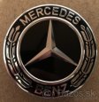 Stredové krytky na disky Mercedes-Benz 75mm čierne full