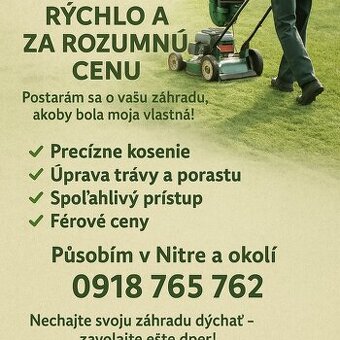 Kosenie záhrad