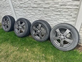 Predám originálne ALU disky DEZENT + zimné pneu s TPMS(KIA)