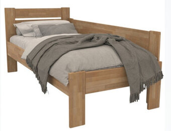 Rohová posteľ JOHANA - buk