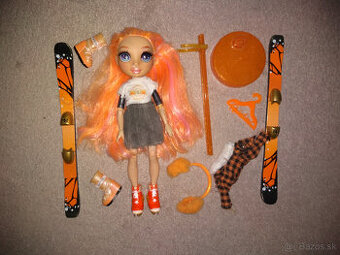 bábika rainbow high barbie lyže doplnky - 1