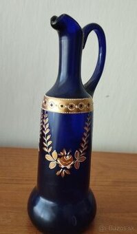 Starožitný sklenený džbán - karafa