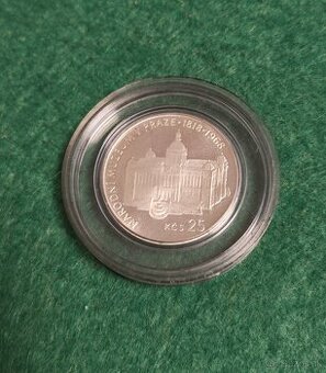 25 kčs 1968, Národní muzem, PROOF