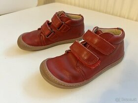 Barefoot členková obuv Koel - Don Red červená, velkost 27,