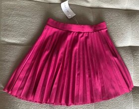 ——Nová ružová plisovaná sukňa Amisu L/40, 4.50 E—-