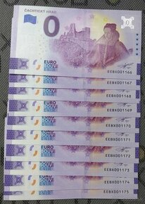 0 euro bankovky ČACHTICKÝ HRAD
