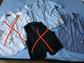 2x pánska košeľa - L/XL
