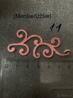 Nálepky ornamenty na scrapbooking