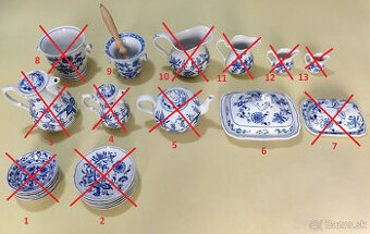 Originál cibuľový porcelán – Rôzne 2