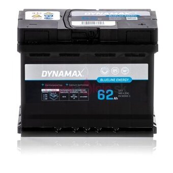 Nová autobatéria 12V 62AH 480A DYNAMAX ENERGY BLUELINE 62