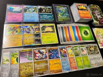 Pokemón MEGA balík (C): 100ks kariet v obaloch s V + darčeky