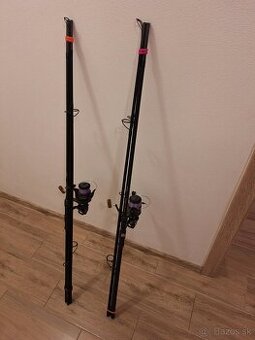 Kaprové prúty Shimano s navijakmi