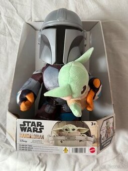 Plyšák Star Wars mandalorian a yoda