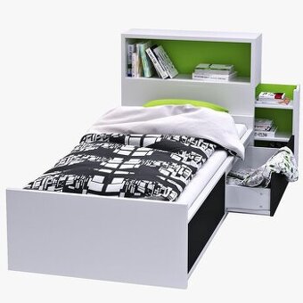 DARUJEM Ikea Flaxa záhlavie postele polička