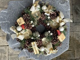 retro vianočné ozdoby, stojany na stromček