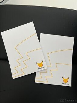 Pokemon Pikachu notes 2 kusy