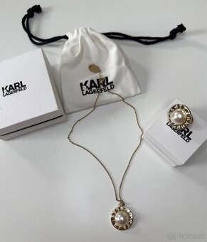 Karl lagerfeld retiazka + prsteň